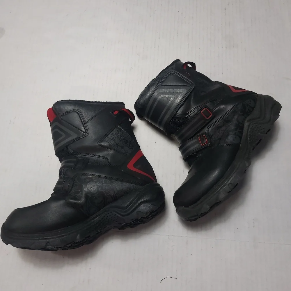 AIRWALK Black and Red Boots Size 6